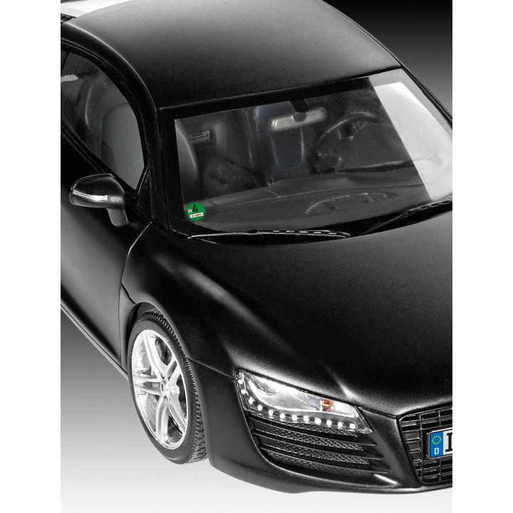 Plastic ModelKit auto 07057 - Audi R8 black (1:24)