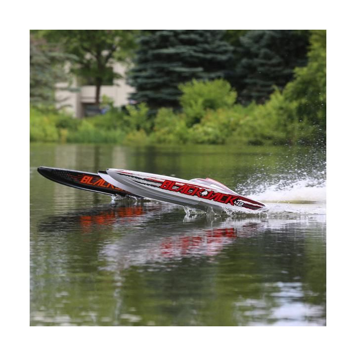 Proboat Blackjack 42" 8S Catamaran RTR černý/oranžový