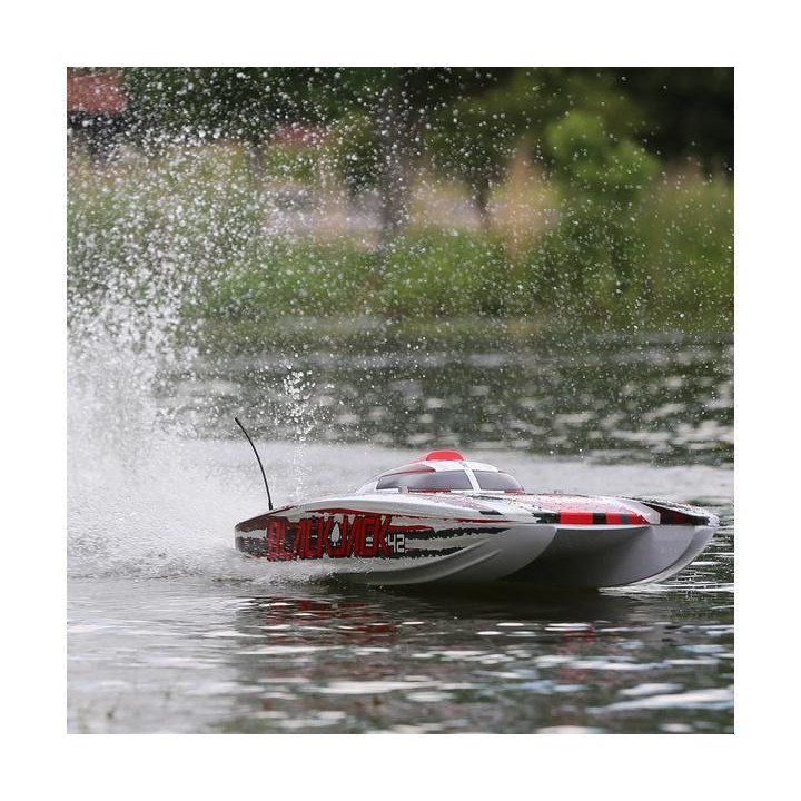 Proboat Blackjack 42" 8S Catamaran RTR černý/oranžový