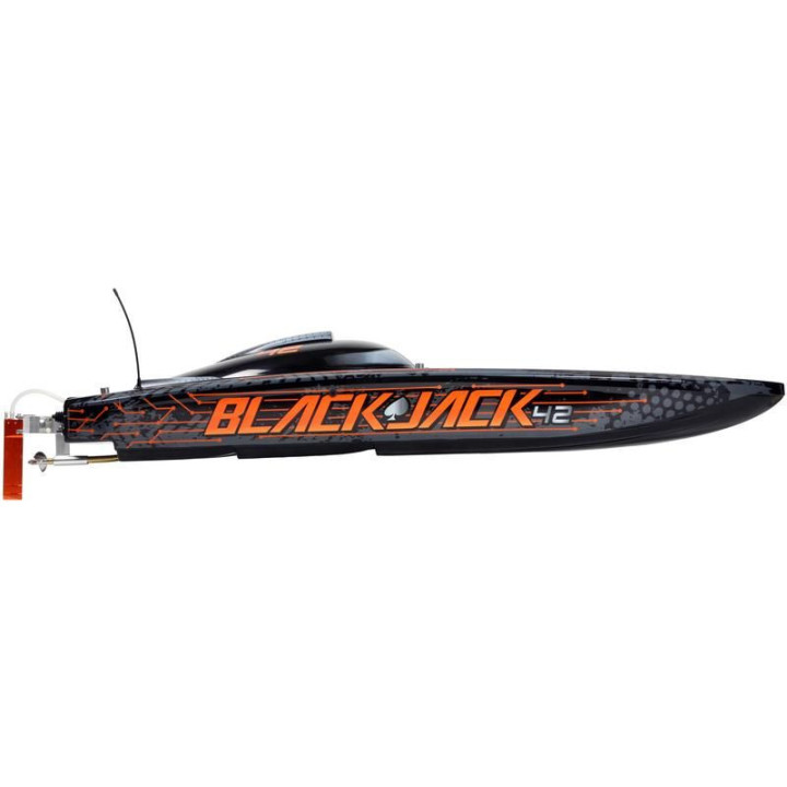 Proboat Blackjack 42" 8S Catamaran RTR bílý/červený