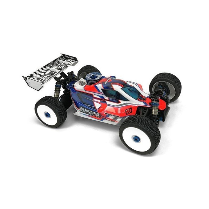 Vision čirá karoserie - ASSOCIATED RC8 B3.1/RC8 B3.2