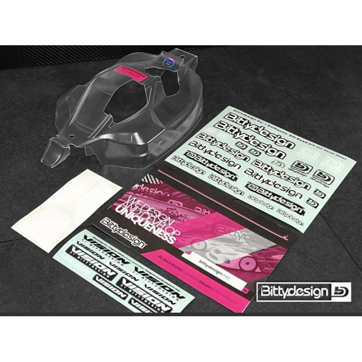 Vision čirá karoserie - Kyosho MP10 předříznutá