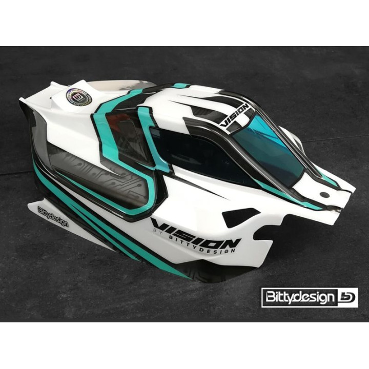 Vision čirá karoserie - Mugen MBX8 ECO předříznutá
