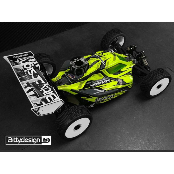 Vision čirá karoserie - XRAY XB8 2020 předříznutá