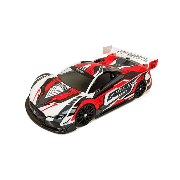 'HYPER-GT8' 1/8 GT čirá karoserie 325mm