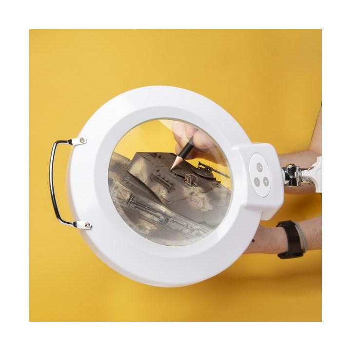 Lightcraft stolní lampa LED Pro XL s lupou 175mm