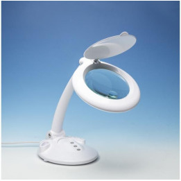 Lightcraft stolní lampa LED s organizérem a lupou 125mm