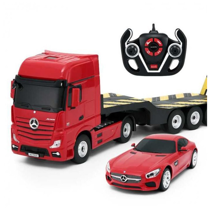 R/C auto Mercedes-Benz Actros + AMG GT (1:24)