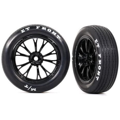 Traxxas kolo, disk Weld lesklý černý (přední) (2)