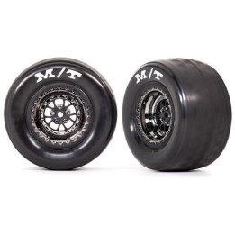 Traxxas kolo, disk Weld chromovaný černý (zadní) (2)
