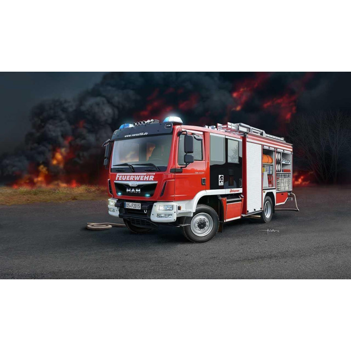 Plastic ModelKit auto 07452 - Schlingmann HLF 20 (MAN TGM Euro 6) (1:24)