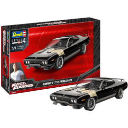 Plastic ModelKit auto 07692 - Fast & Furious - Dominics 1971 Plymouth GTX (1:24)
