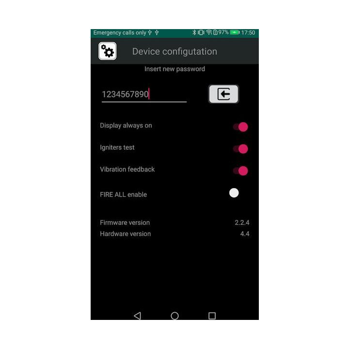 Klima Ovladač el. odpal. systému WiFi 5-kanálový