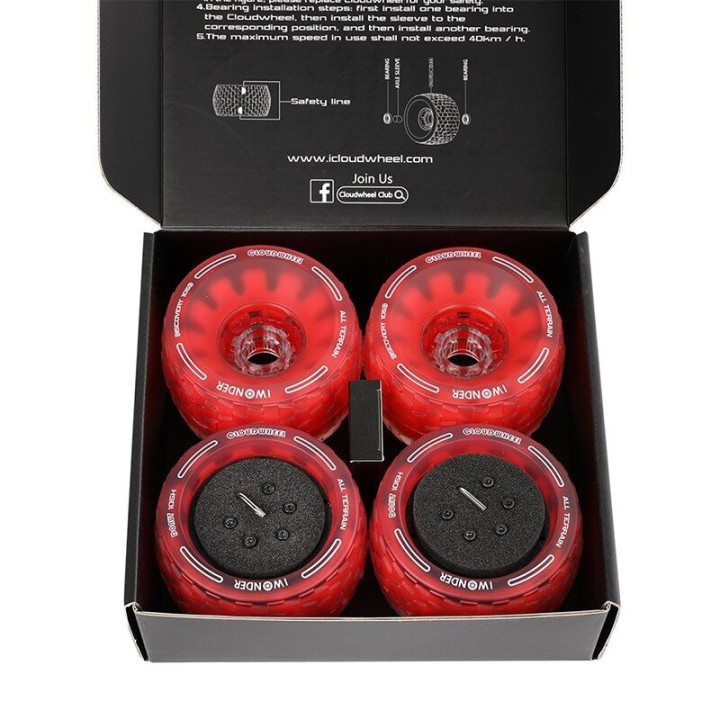 Exway Cloudwheel Combo pro Hub pohon (červená)