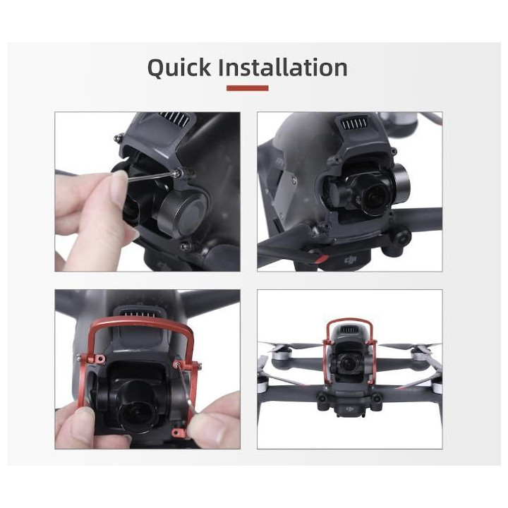 DJI FPV Combo - Upgraded CNC Gimbal Bumper