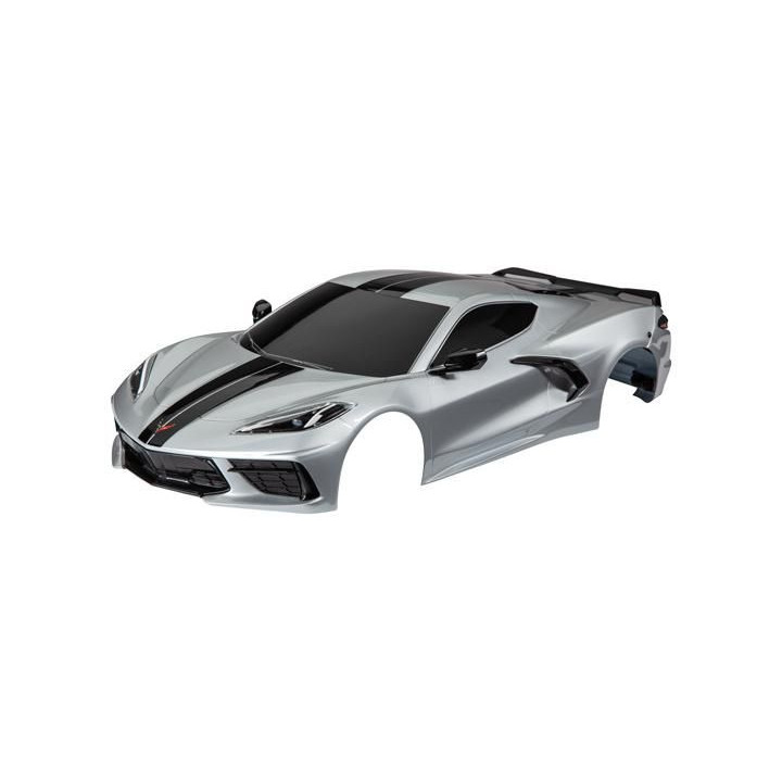 Traxxas karosérie Chevrolet Corvette Stingray stříbrná