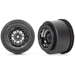 Traxxas disk Weld chromovaný černý (rear) (2)