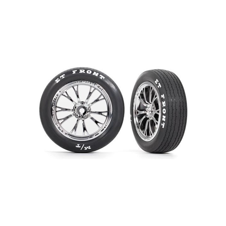 Traxxas kolo, disk Weld chromovaný (přední) (2)