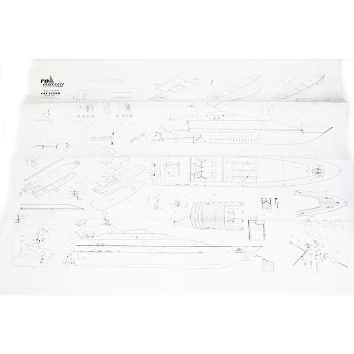 ROMARIN San Diego Mega jachta kit