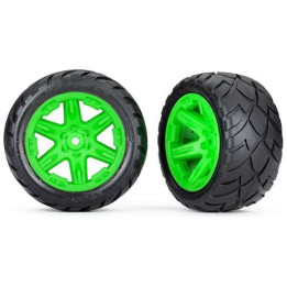 Traxxas kolo 2.8", disk RTX zelený, pneu Anaconda (2WD zadní) (2)