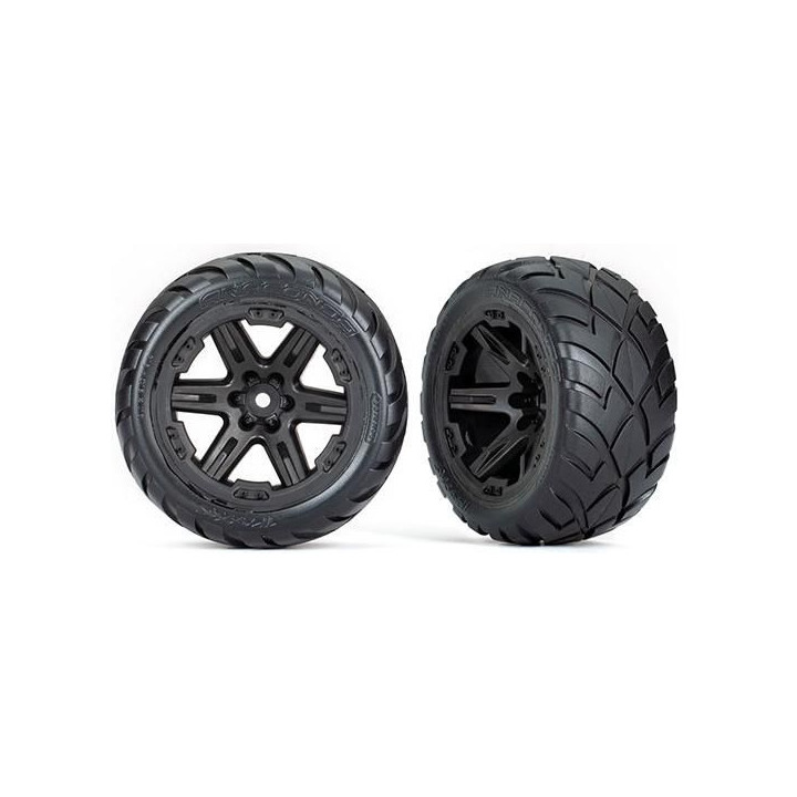 Traxxas kolo 2.8", disk RTX černý, pneu Anaconda (4WD přední/zadní, 2WD přední) (2)