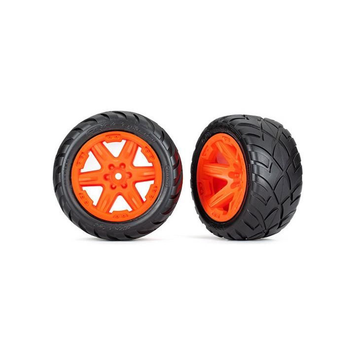 Traxxas kolo 2.8", disk RTX oranžový, pneu Anaconda (4WD přední/zadní, 2WD přední) (2)