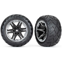 Traxxas kolo 2.8", disk RTX černý-chrom, pneu Anaconda (4WD přední/zadní, 2WD přední) (2)