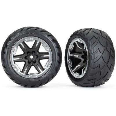 Traxxas kolo 2.8", disk RTX černý-chrom, pneu Anaconda (4WD přední/zadní, 2WD přední) (2)