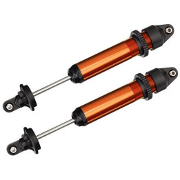 Traxxas tlumič GTX hliníkový oranžový (2)