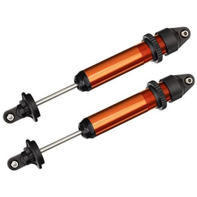 Traxxas tlumič GTX hliníkový oranžový (2)