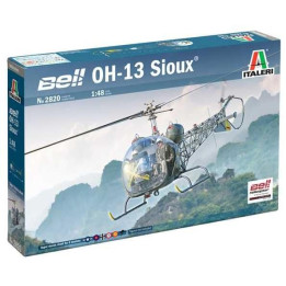 Model Kit vrtulník 2820 - OH-13 Sioux Corean War (1:48)