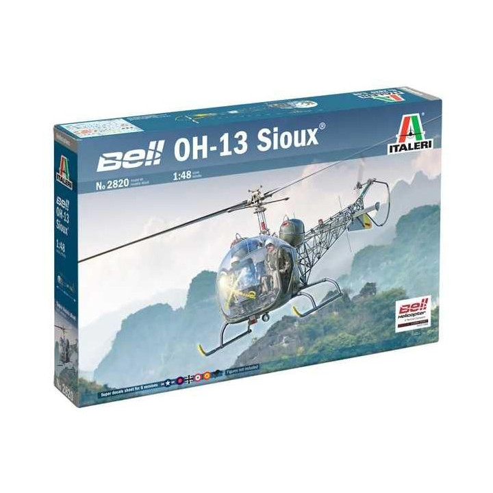 Model Kit vrtulník 2820 - OH-13 Sioux Corean War (1:48)