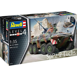Plastic ModelKit tank 03321 - SpPz2 Luchs + 3D Puzzle diorama (1:35)