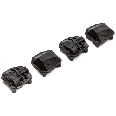 Axial kryt diferenciálu AR45P AR45 černý: SCX10 III