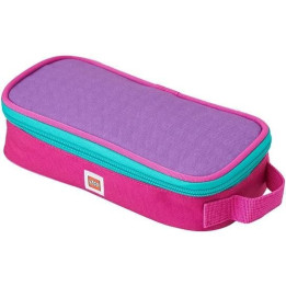 LEGO školní pouzdro hranaté - Pink/Purple