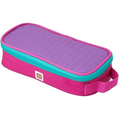 LEGO školní pouzdro hranaté - Pink/Purple