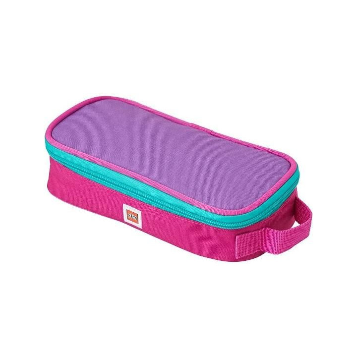 LEGO školní pouzdro hranaté - Pink/Purple