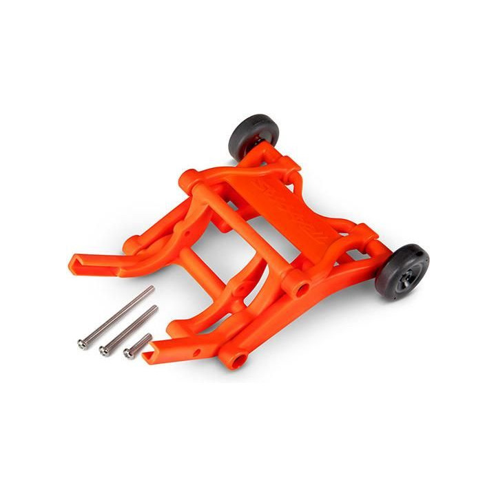 Traxxas sada opěrných koleček (wheelie) oranžová