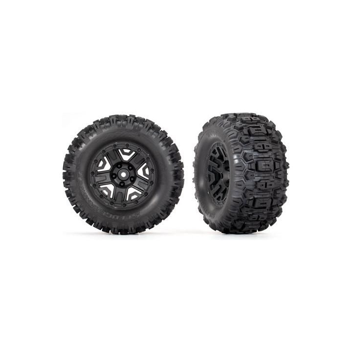 Traxxas kolo 2.8", disk černý, pneu Sledgehammer (zadní) (2)