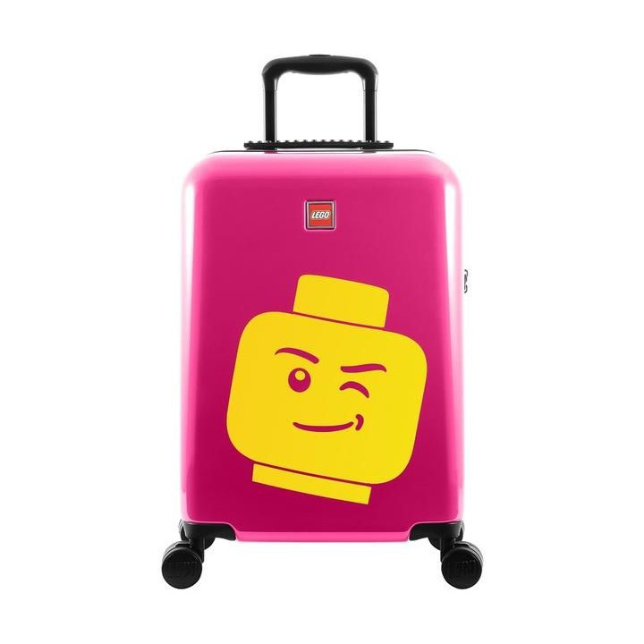 LEGO Luggage Cestovní kufr ColourBox Minifigure Head 20" - malinový