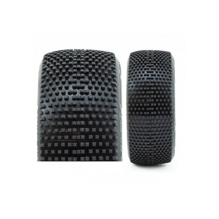 CLAYMORE V2 BUGGY C3 (MEDIUM) nalepené gumy, žluté disky (2 ks.)