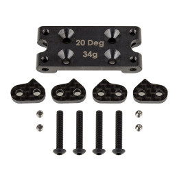 RC10B6 FT ocelový BULKHEAD (20 DEG)