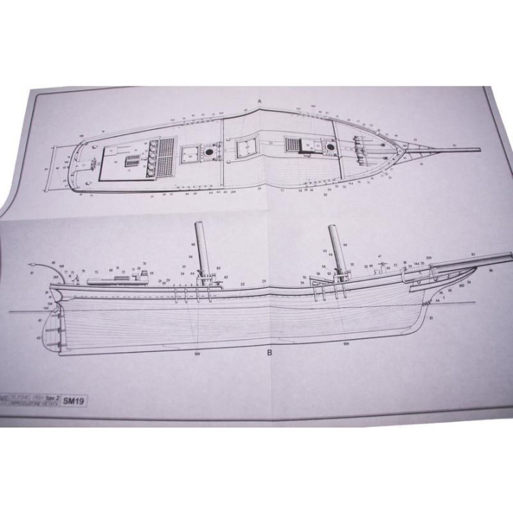 COREL Flying Fish 1860 1:50 kit