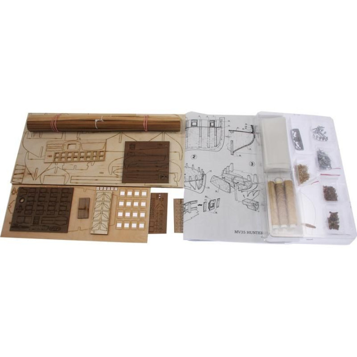 MAMOLI Hunter kutr 1:72 kit