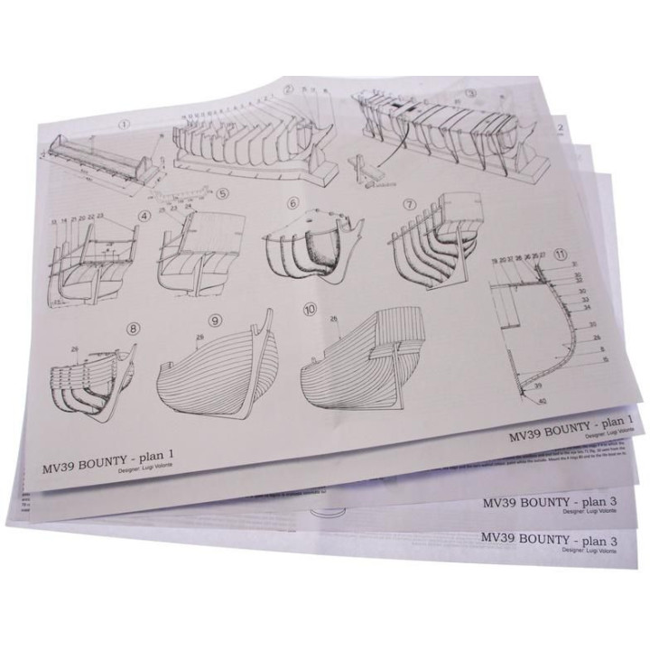 MAMOLI H.M.S. Bounty 1787 1:64 kit