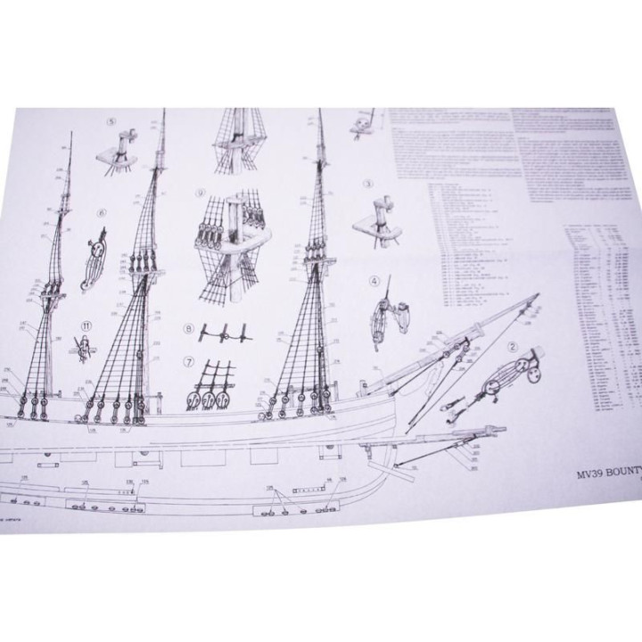 MAMOLI H.M.S. Bounty 1787 1:64 kit