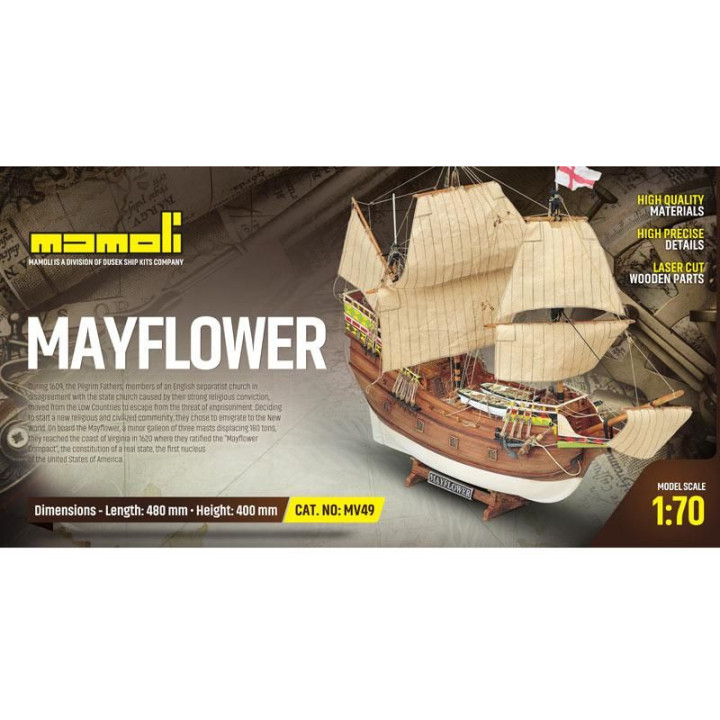 MAMOLI Mayflower 1609 1:70 kit