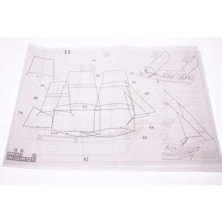 MINI MAMOLI H.M.S. Bounty 1:135 kit