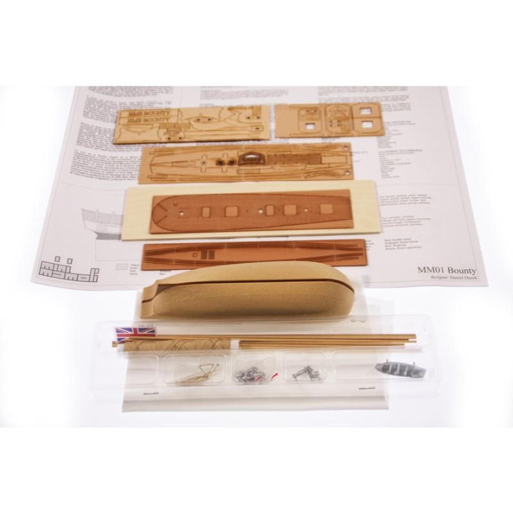 MINI MAMOLI H.M.S. Bounty 1:135 kit