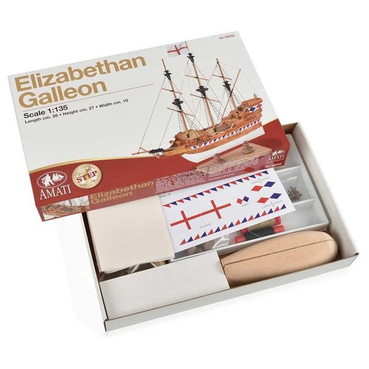 AMATI Galeóna 1:135 First step kit